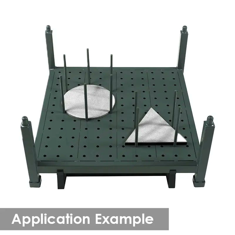 14" Pins for 40"x40" Pin Steel Rack (12" Useable Pin Height)