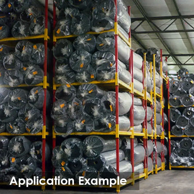 Portable and Stackable 48"x48" Storage Rack with Open Deck