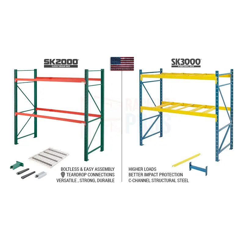Portable Racking Solutions USA-Made Heavy-Duty Pallet Racking – Racking Pros