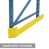 Heavy-Duty Pallet Rack Colum Protector, 46" Left Side Guard