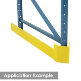 Heavy-Duty Pallet Rack Colum Protector, 46" Right Side Guard