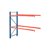 96"W x 48"D x 144"H Teardrop Add-On Pallet Rack Kit | 5080 lb Capacity Per Level