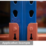96"W x 48"D x 144"H Teardrop Starter Pallet Rack Kit | 5080 lb Capacity Per Level