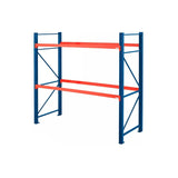96"W x 48"D x 144"H Teardrop Starter Pallet Rack Kit | 5080 lb Capacity Per Level