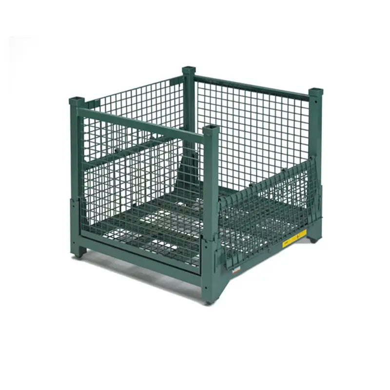 Hold and Fold Wire Mesh Storage Container, 45"x48"x42"