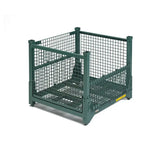 Hold and Fold Wire Mesh Storage Container, 45"x48"x42"