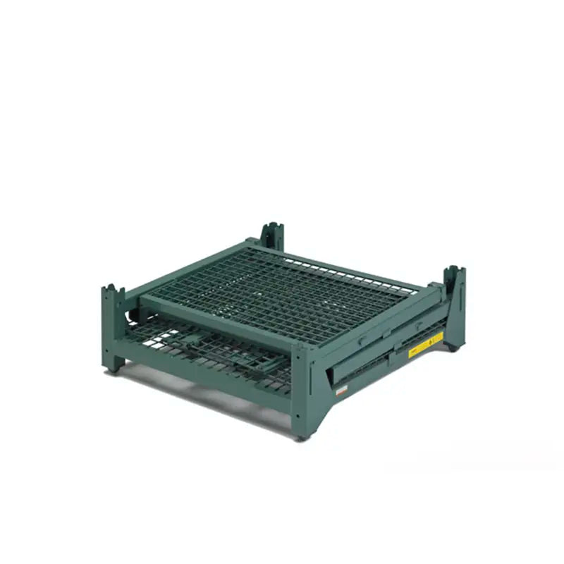 Hold and Fold Wire Mesh Storage Container, 45"x48"x42"
