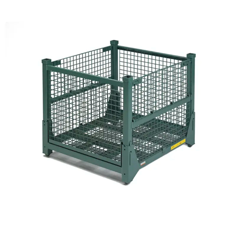 Hold and Fold Wire Mesh Storage Container, 45"x48"x42"