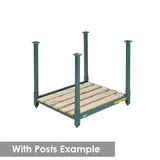 60" High Stacking Post for Portable Storage Rack Bases