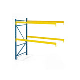 96"W x 42"D x 96"H Structural Add-On Pallet Rack Kit | 5460 lb Capacity Per Level