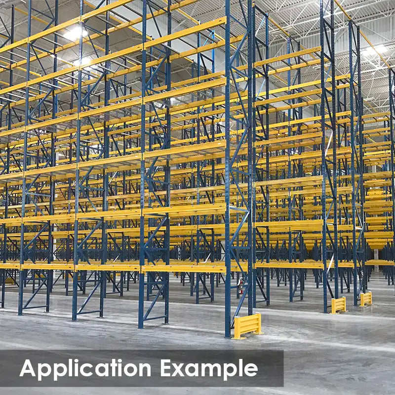 96"W x 42"D x 96"H Structural Add-On Pallet Rack Kit | 5460 lb Capacity Per Level
