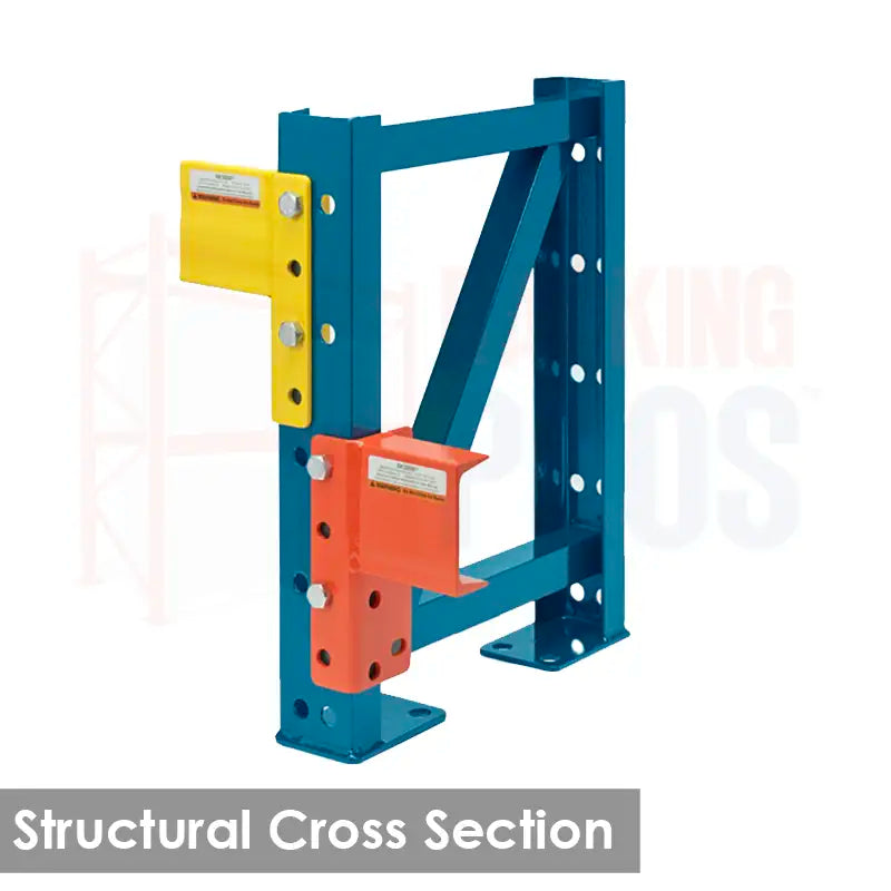 108"W x 42"D x 96"H Structural Add-On Pallet Rack Kit | 4420 lb Capacity Per Level
