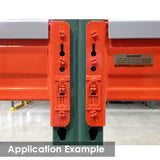 120"W x 36"D x 96"H Teardrop Starter Pallet Rack Kit | 6700 lb Capacity Per Level