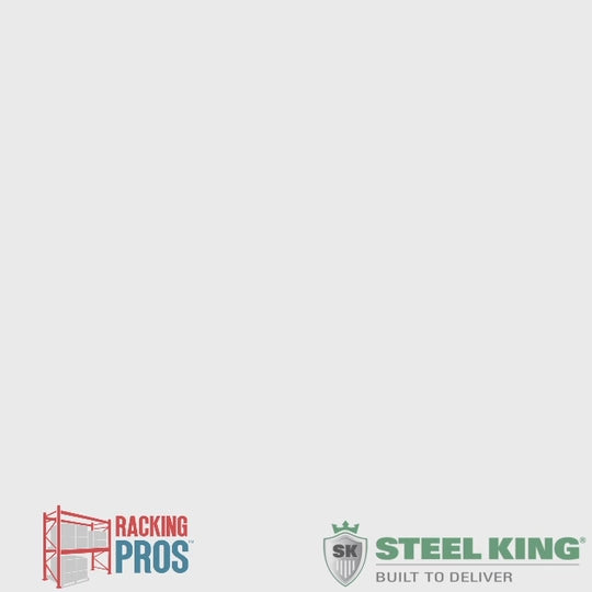 40"x40" Adjustable-Pin Rack for Steel Stamping Storage